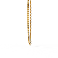 Paragon Pave Lock Tennis Lab Grown Diamond Necklace - Ophiratbf