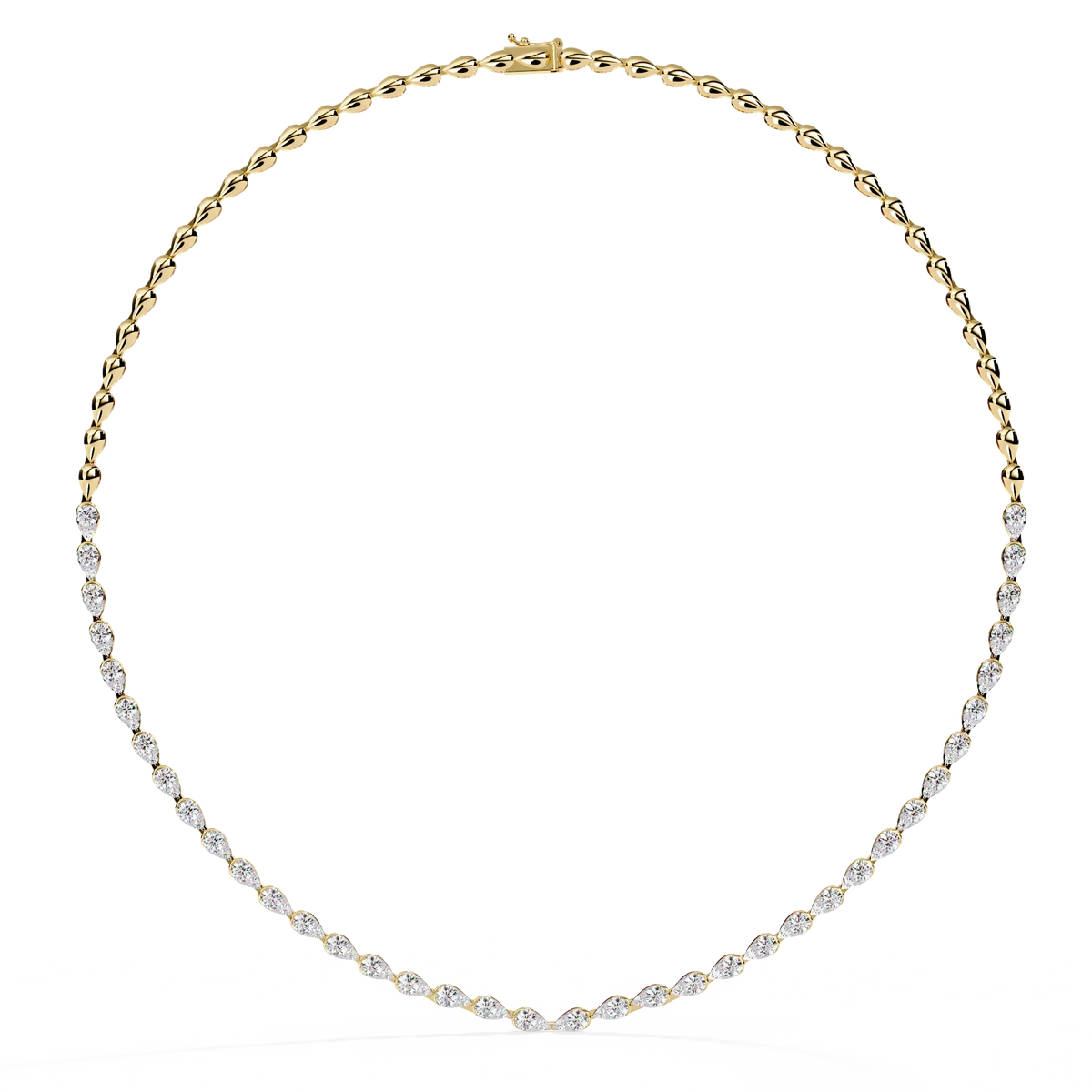 Twista Tennis Lab Grown Diamond Necklace - Ophiratbf