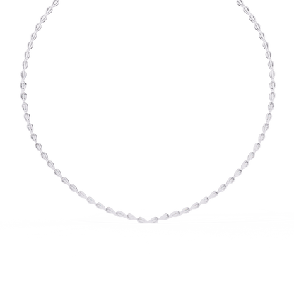 Twista Tennis Lab Grown Diamond Necklace