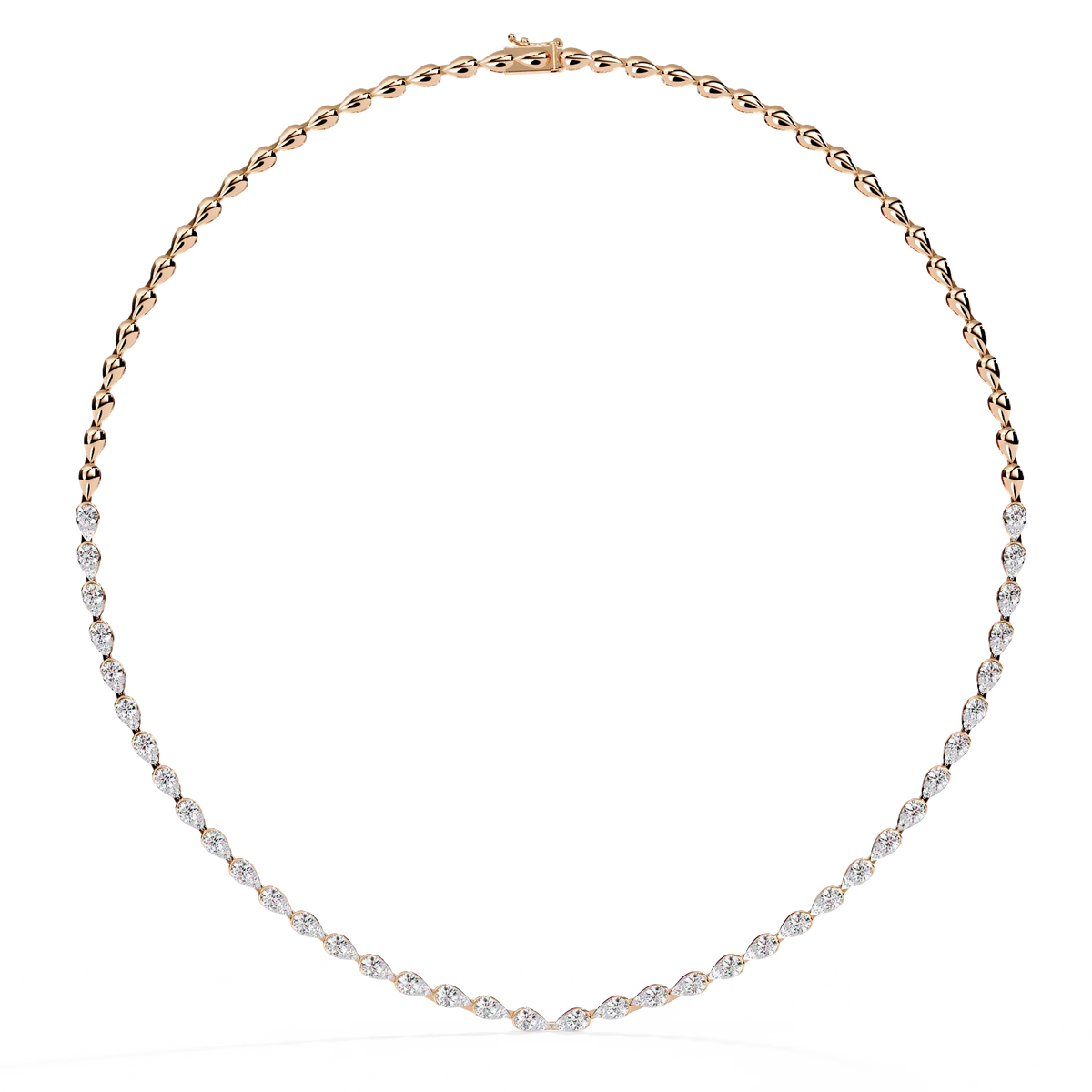 Twista Tennis Lab Grown Diamond Necklace - Ophiratbf