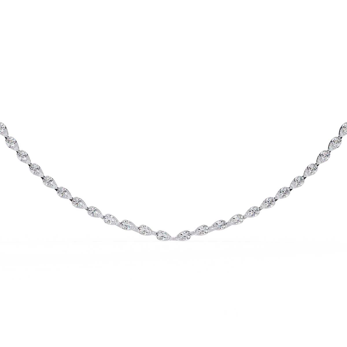 Twista Tennis Lab Grown Diamond Necklace - Ophiratbf