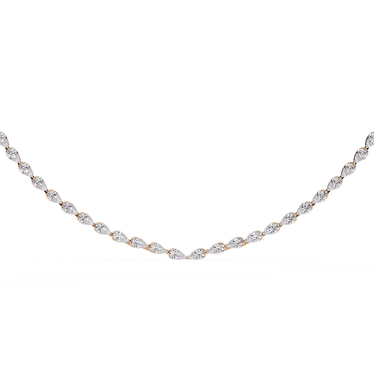 Twista Tennis Lab Grown Diamond Necklace - Ophiratbf