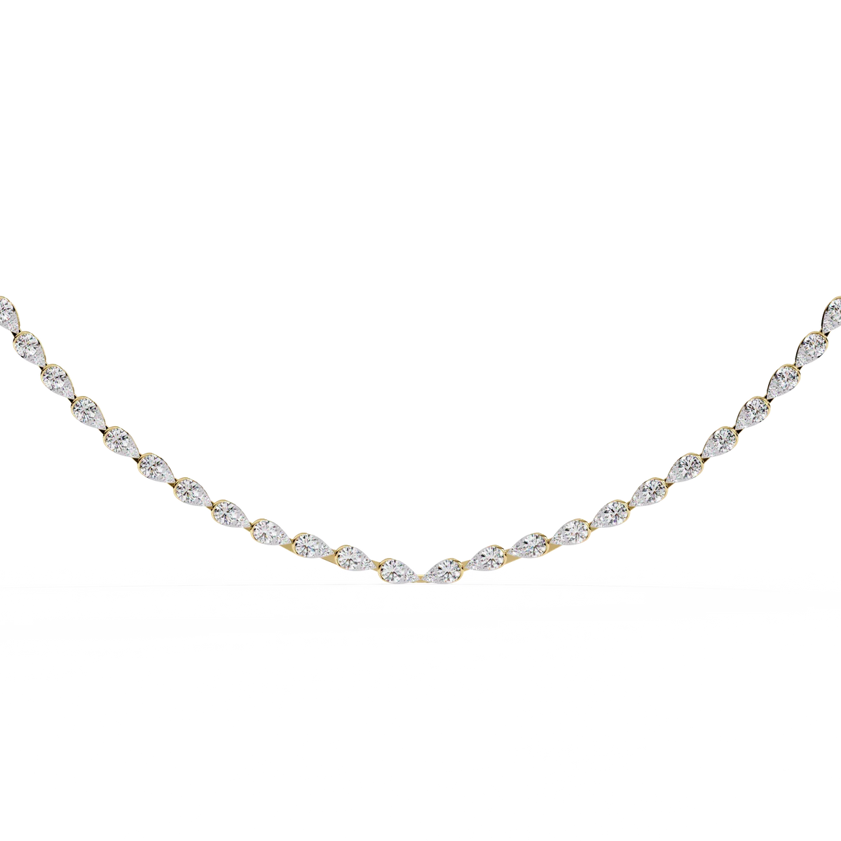Twista Tennis Lab Grown Diamond Necklace - Ophiratbf