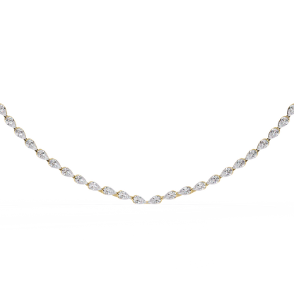 Twista Tennis Lab Grown Diamond Necklace