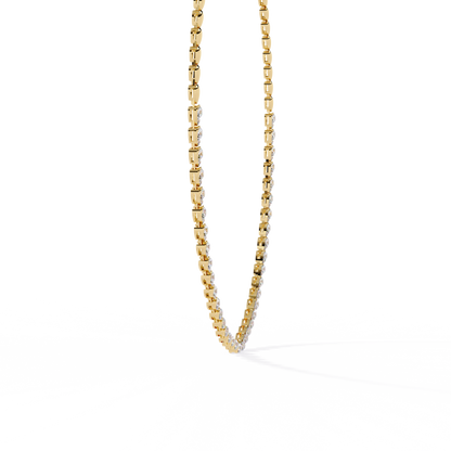 Twista Tennis Lab Grown Diamond Necklace