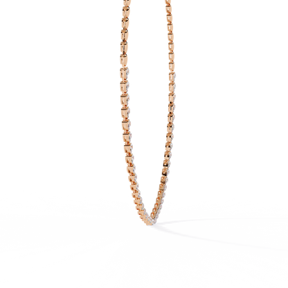 Twista Tennis Lab Grown Diamond Necklace
