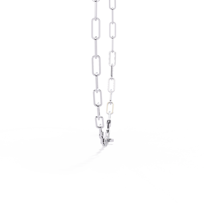Avenue Bar Paperclip Lab Grown Diamond Necklace