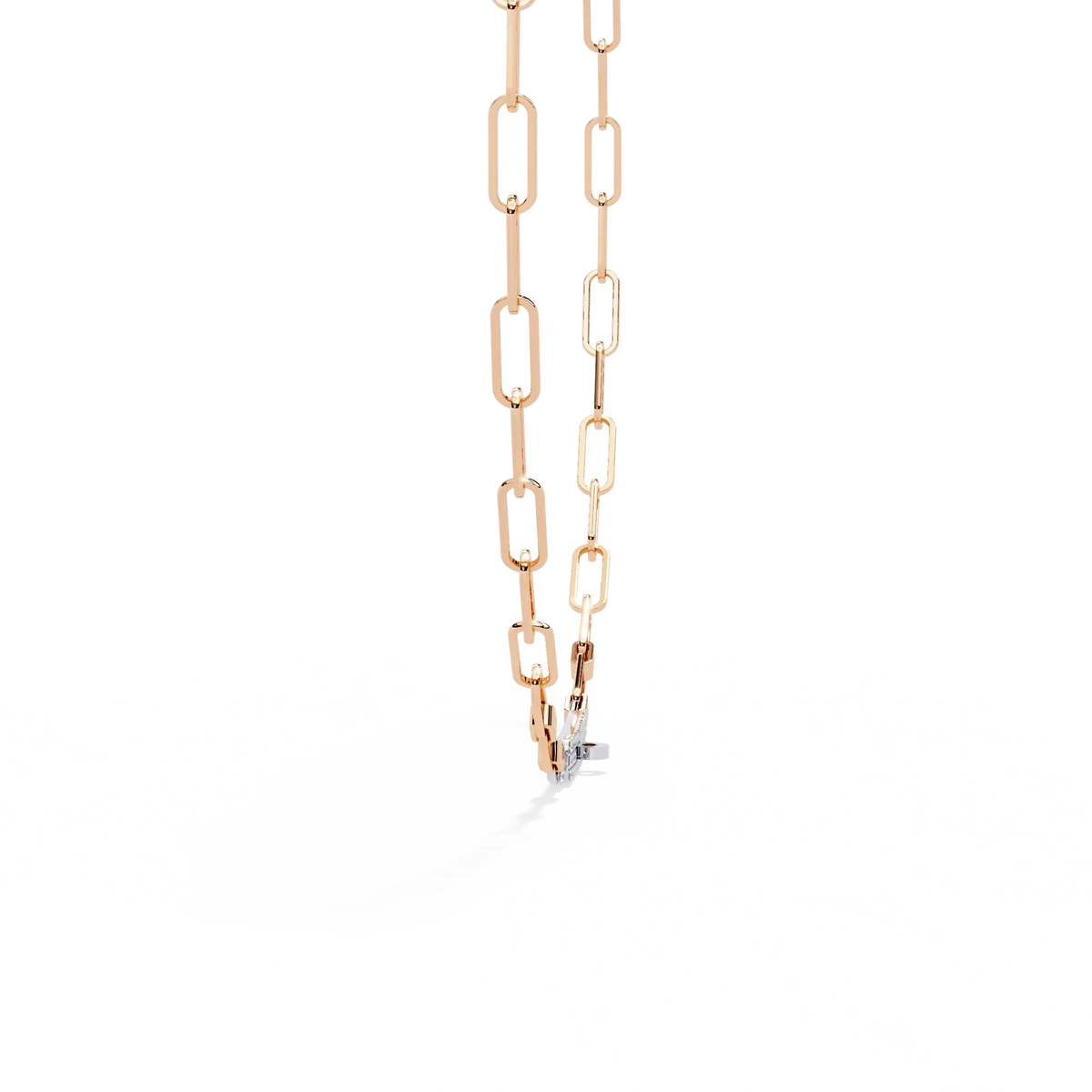 Avenue Bar Paperclip Lab Grown Diamond Necklace - Ophiratbf