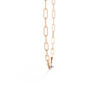 Avenue Bar Paperclip Lab Grown Diamond Necklace - Ophiratbf