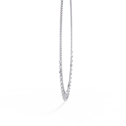 Regal Prism Princess Fringe Lab Grown Diamond Necklace