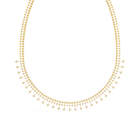 Regal Prism Princess Fringe Lab Grown Diamond Necklace - Ophiratbf