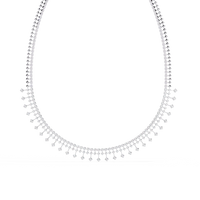 Regal Prism Princess Fringe Lab Grown Diamond Necklace - Ophiratbf