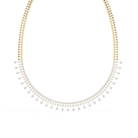 Regal Prism Princess Fringe Lab Grown Diamond Necklace - Ophiratbf
