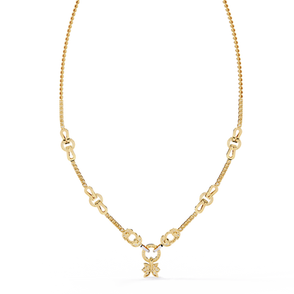 Regal Prism Princess Fringe Lab Grown Diamond Necklace