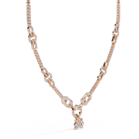 Regal Prism Princess Fringe Lab Grown Diamond Necklace - Ophiratbf