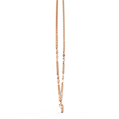 Regal Prism Princess Fringe Lab Grown Diamond Necklace