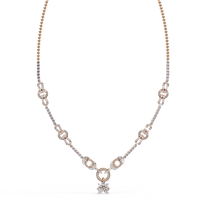 Regal Prism Princess Fringe Lab Grown Diamond Necklace - Ophiratbf
