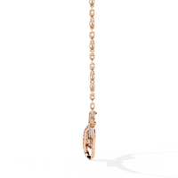 Bijou Ribbon Pavé Lab Grown Diamond Necklace - Ophiratbf