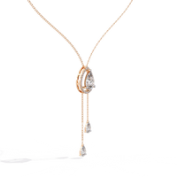Serenata Pear Lariat Lab Grown Diamond Necklace - Ophiratbf