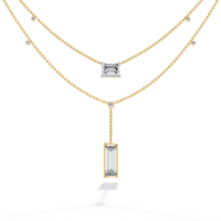 Urbane Duo Lariat Lab Grown Diamond Necklace - Ophiratbf