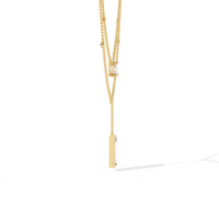 Urbane Duo Lariat Lab Grown Diamond Necklace - Ophiratbf