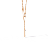 Urbane Duo Lariat Lab Grown Diamond Necklace - Ophiratbf