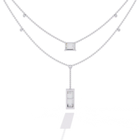 Urbane Duo Lariat Lab Grown Diamond Necklace - Ophiratbf