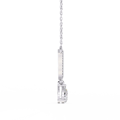 Viveur Pear Drop Lab Grown Diamond Necklace