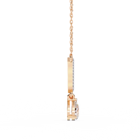 Viveur Pear Drop Lab Grown Diamond Necklace - Ophiratbf