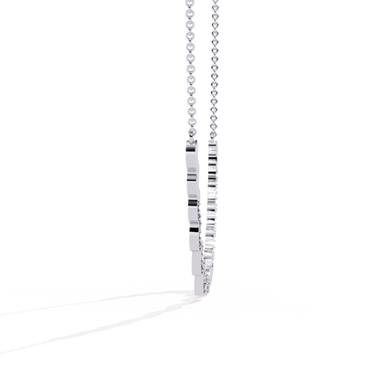 Celestia Wave Pavé Lab Grown Diamond Necklace