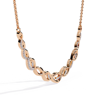 Aurelia Vine Twist Lab Grown Diamond Necklace - Ophiratbf