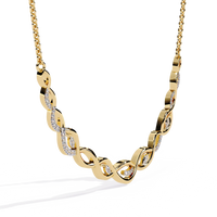 Aurelia Vine Twist Lab Grown Diamond Necklace - Ophiratbf