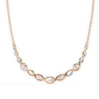 Aurelia Vine Twist Lab Grown Diamond Necklace - Ophiratbf