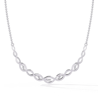 Aurelia Vine Twist Lab Grown Diamond Necklace - Ophiratbf