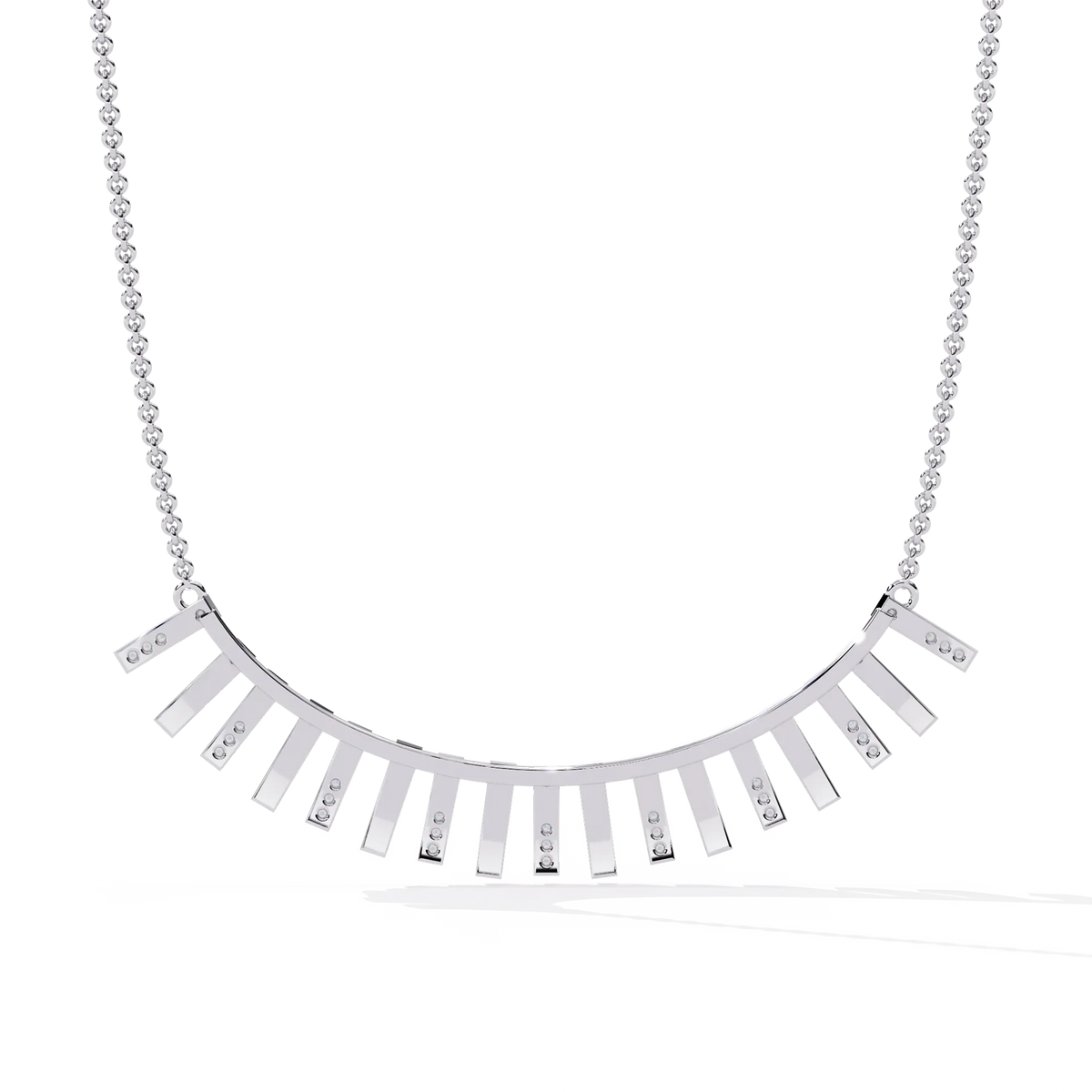 Solar Flare Fringe Lab Grown Diamond Necklace - Ophiratbf