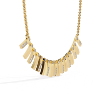 Solar Flare Fringe Lab Grown Diamond Necklace - Ophiratbf