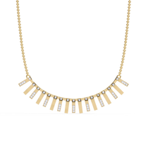 Solar Flare Fringe Lab Grown Diamond Necklace - Ophiratbf