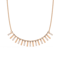 Solar Flare Fringe Lab Grown Diamond Necklace - Ophiratbf