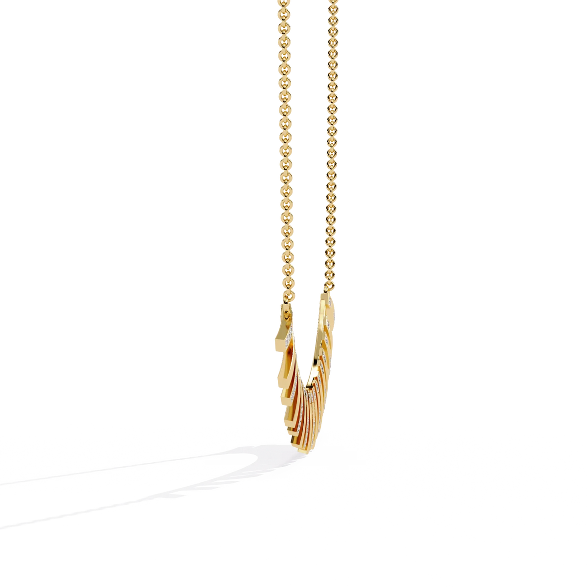 Solar Flare Fringe Lab Grown Diamond Necklace - Ophiratbf