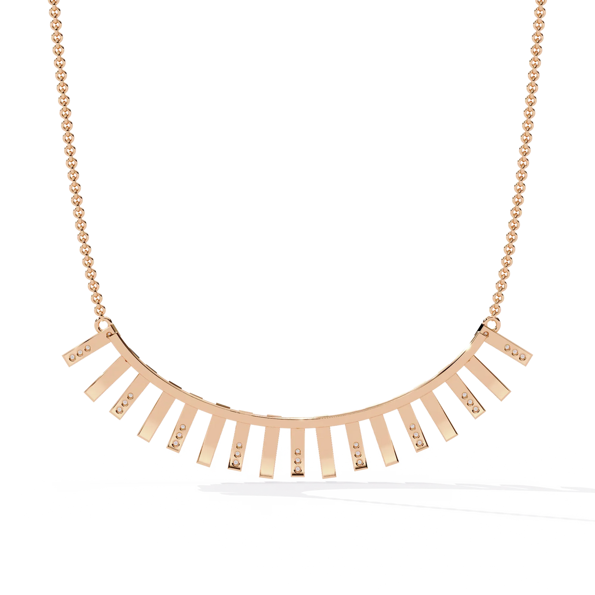 Solar Flare Fringe Lab Grown Diamond Necklace - Ophiratbf