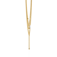 Nouveau Princess Lariat Lab Grown Diamond Necklace - Ophiratbf
