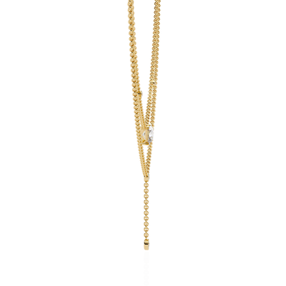 Nouveau Princess Lariat Lab Grown Diamond Necklace