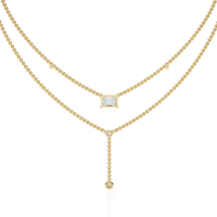 Nouveau Princess Lariat Lab Grown Diamond Necklace - Ophiratbf