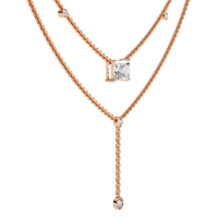 Nouveau Princess Lariat Lab Grown Diamond Necklace - Ophiratbf