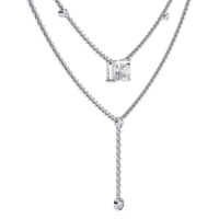 Nouveau Princess Lariat Lab Grown Diamond Necklace - Ophiratbf