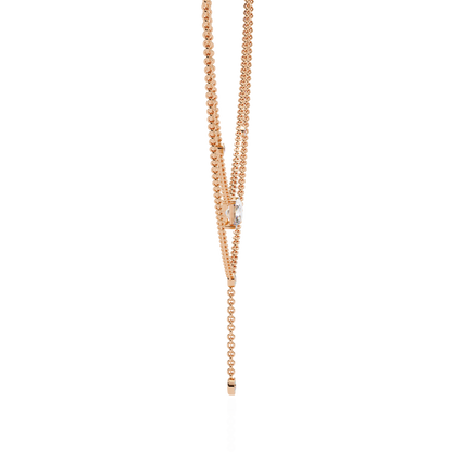 Nouveau Princess Lariat Lab Grown Diamond Necklace