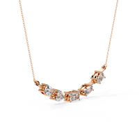 Forma Mélange Bar Lab Grown Diamond Necklace - Ophiratbf