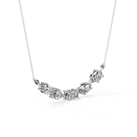 Forma Mélange Bar Lab Grown Diamond Necklace - Ophiratbf