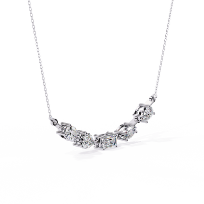 Forma Mélange Bar Lab Grown Diamond Necklace