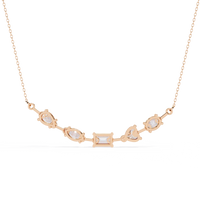 Forma Mélange Bar Lab Grown Diamond Necklace - Ophiratbf